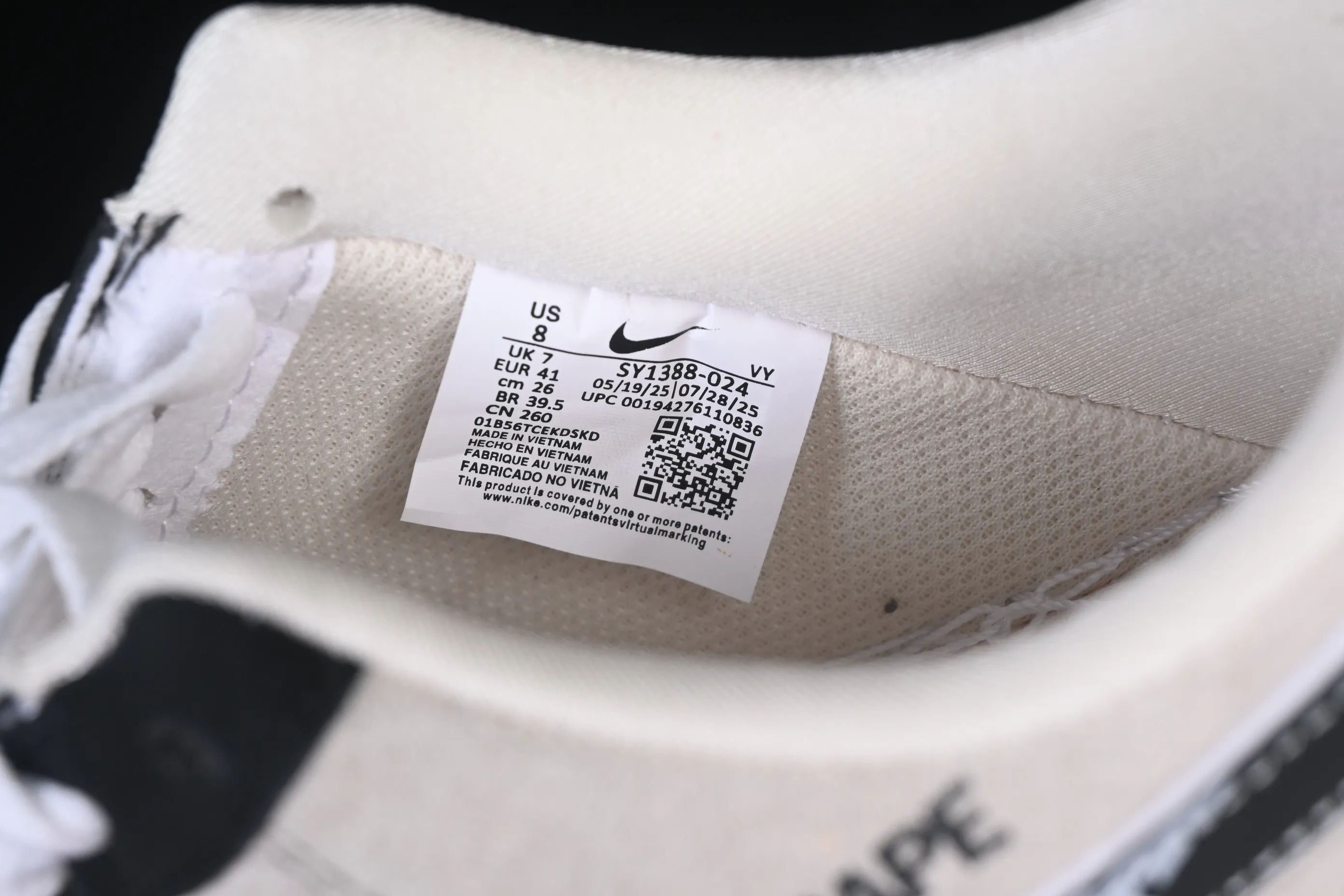 All categories Nk Air Force 1 Air Force series Nk Air Force 1 Low Air Force low-top Nike Air Force 1'07 Low joint model Air Force 1 low-top casual sneakers SY1388-024